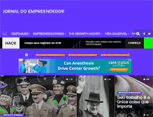 Tablet Screenshot of jornaldoempreendedor.com.br